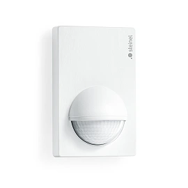 STEINEL IS 180-2 motion sensor, PIR, 180°, tangential r 5/12 m, IP54, white — 603212