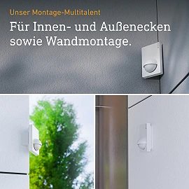 STEINEL IS 180-2 motion sensor, PIR, 180°, tangential r 5/12 m, IP54, white — 603212