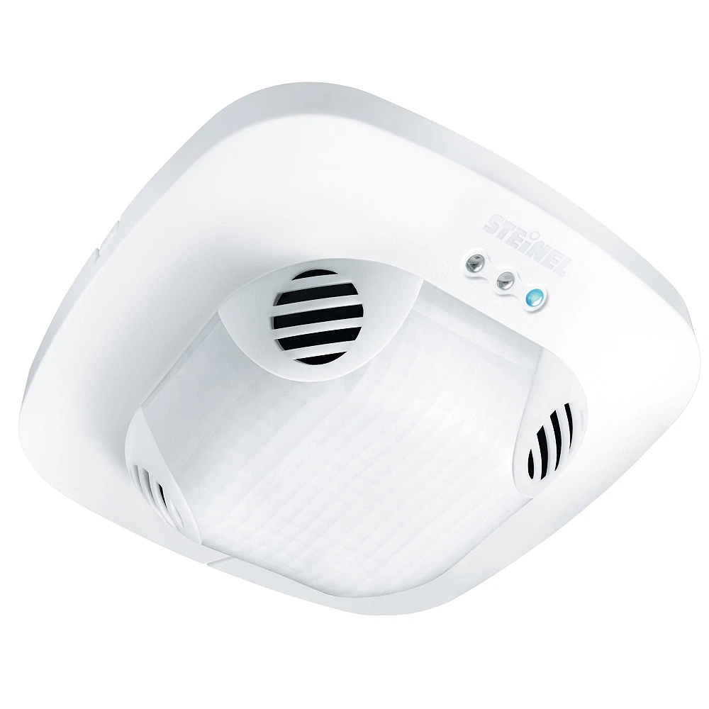 STEINEL DualTech COM1 UP ceiling presence sensor, PIR + ultrasonic, 360°, ultrasonic motion coverage up to Ø10 m, IP20, white — 007997