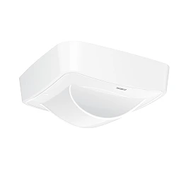 STEINEL Hallway COM1 AP virsapmetuma klātbūtnes sensors, HF, 360°, 25 × 3 m, Bluetooth Mesh, IP54, balts — 086329