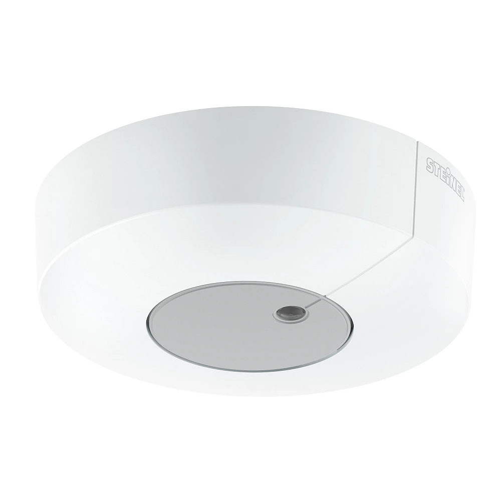 STEINEL Light Sensor Dual DALI-2 IPD AP surface-mounted light sensor, 2–1000 lx, IP54, round, white — 057428