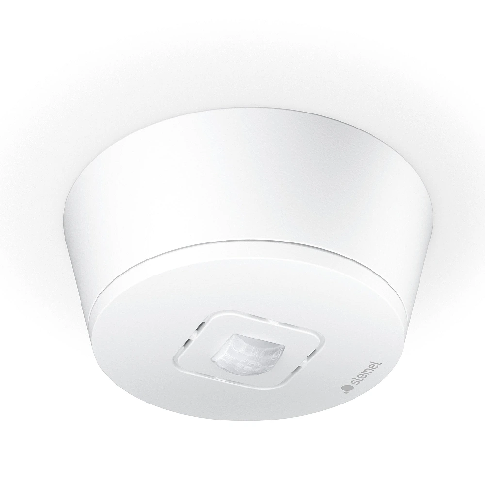 STEINEL IR Micro Office 6m DALI-2 APC AP surface-mounted presence detector, PIR, 360°, 4 × 4 m presence, Bluetooth Mesh, IP20, white — 067137