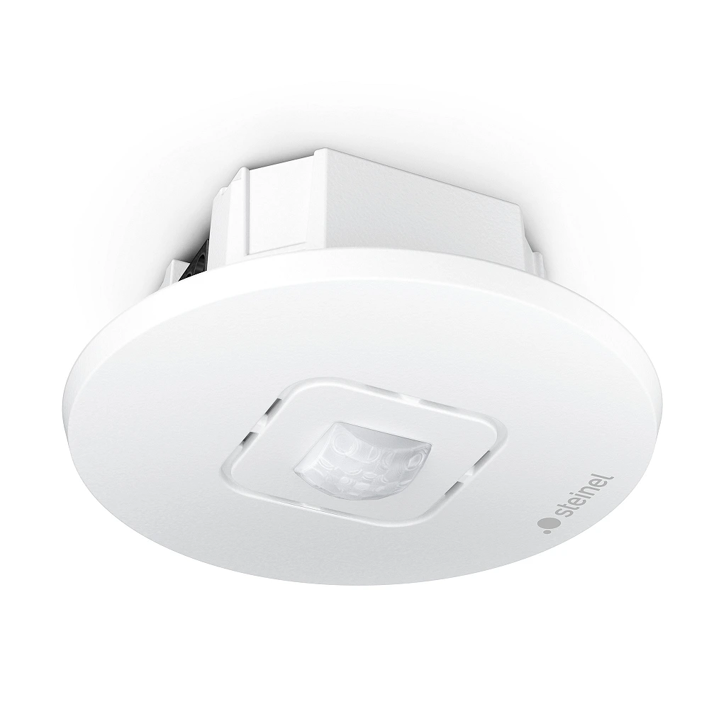 STEINEL IR Micro Office 6m DALI-2 APC UP zemapmetuma klātbūtnes sensors, PIR, 360°, 4 × 4 m klātbūtne, Bluetooth Mesh, IP20, balts — 067151