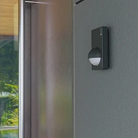 STEINEL IS 180-2 kustības sensors pie sienas, PIR, 180°, tangenciālais rādiuss 5/12 m, IP54, melns — 603113
