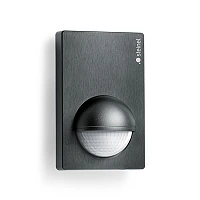 STEINEL IS 180-2 wall motion sensor, PIR, 180°, tangential radius 5/12 m, IP54, black — 603113