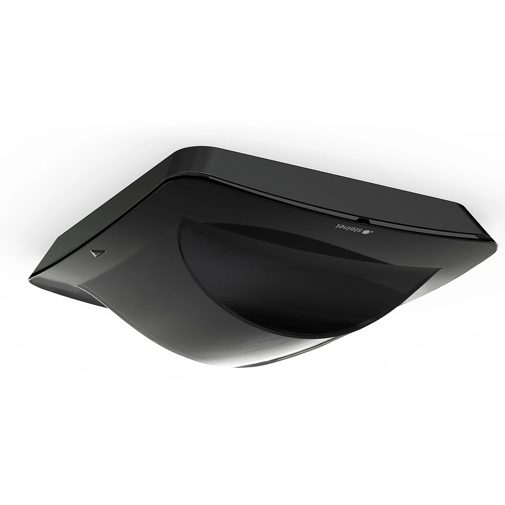 STEINEL Hallway V2 COM1 UP concealed ceiling corridor presence detector, HF 5.8 GHz, 25 × 3 m, Bluetooth Mesh, IP20, black — 086336