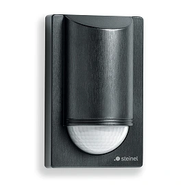 STEINEL IS 2180 ECO kustības sensors 180°, melns, IP54 — 034702