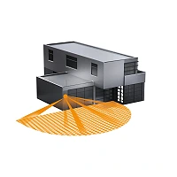 STEINEL IS 2180 ECO kustības sensors 180°, antracīts, IP54 — 064907