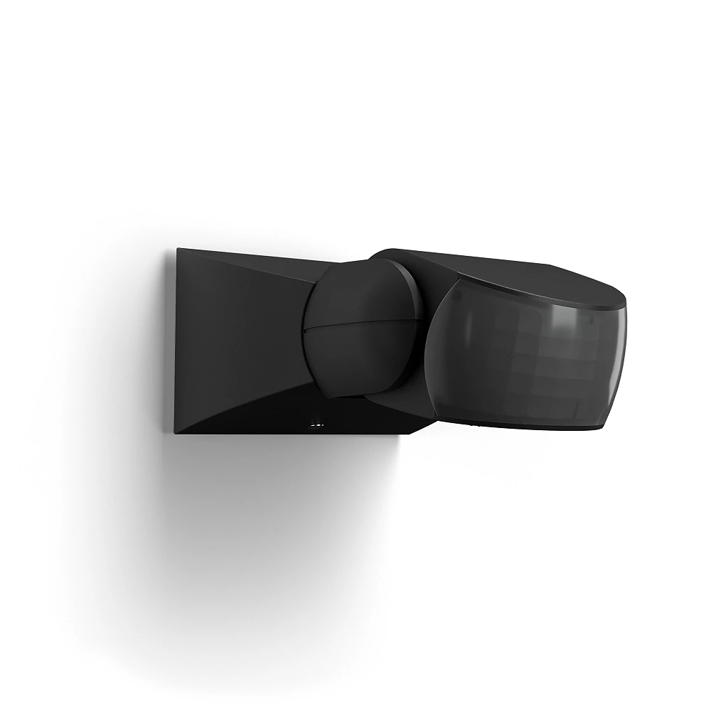 STEINEL IS 1 kustības sensors 120°, melns, IP54 — 600419