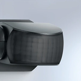STEINEL IS 1 kustības sensors 120°, melns, IP54 — 600419