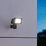 STEINEL LS 150 S LED floodlight, motion sensor, 14.7 W, 1375 lm, 4000 K, IP44, black — 052546