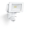STEINEL LS 150 S LED floodlight, motion sensor, 14.7 W, 1375 lm, 4000 K, IP44, white — 052553