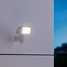 STEINEL LS 150 S LED floodlight, motion sensor, 14.7 W, 1375 lm, 4000 K, IP44, white — 052553
