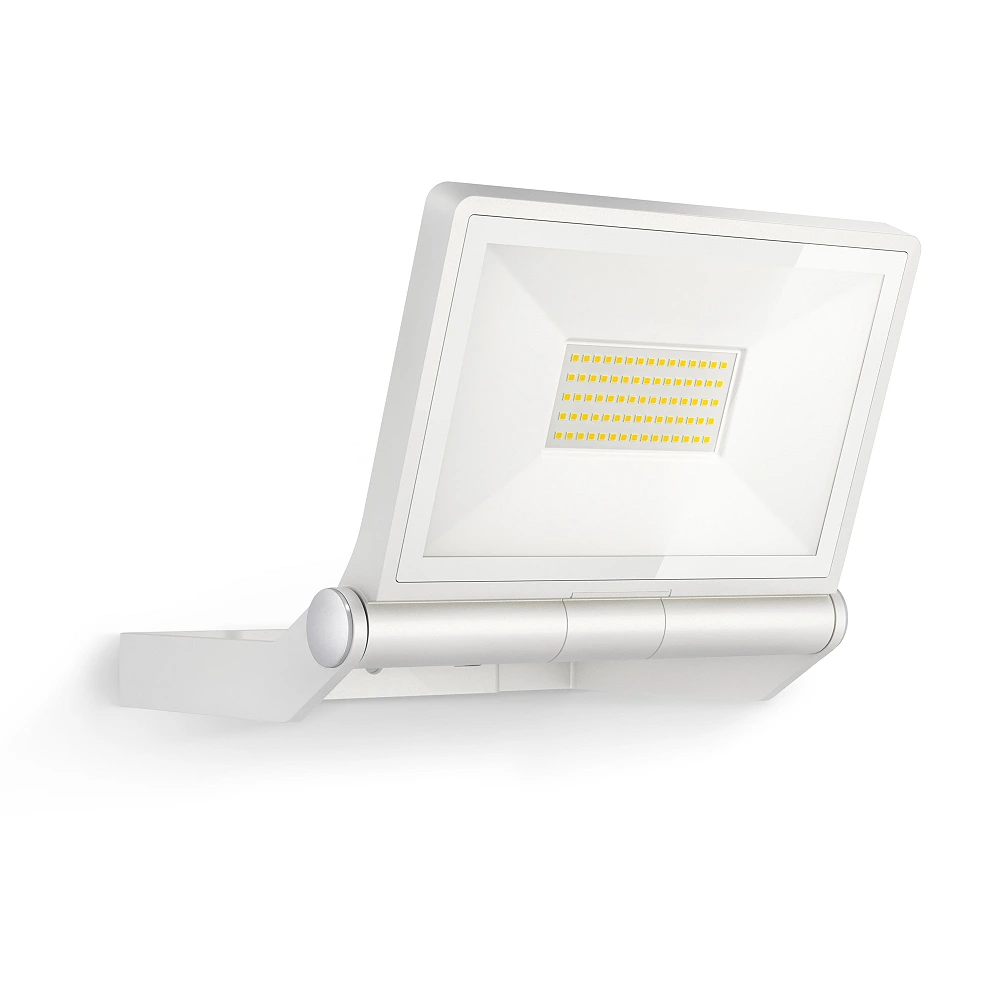 STEINEL XLED ONE XL outdoor LED floodlight, without sensor, 42.6 W, 4200 lm, 3000 K, white — 065232