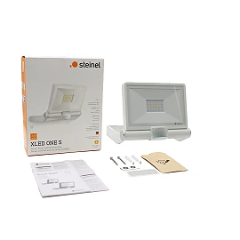 STEINEL XLED ONE S āra LED prožektors, ar sensoru, 18,6 W, 2050 lm, 3000 K, balts — 065256