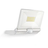STEINEL XLED ONE XL S outdoor LED floodlight, with motion sensor, 42.6 W, 4200 lm, 3000 K, white — 065270