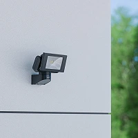 STEINEL LS 150 LED prožektors, bez sensora, 14,7 W, 1375 lm, 4000 K, IP44, melns — 069216