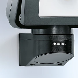 STEINEL LS 150 LED prožektors, bez sensora, 14,7 W, 1375 lm, 4000 K, IP44, melns — 069216