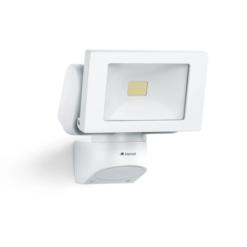 STEINEL LS 150 LED prožektors, bez sensora, 14,7 W, 1375 lm, 4000 K, IP44, balts — 069223