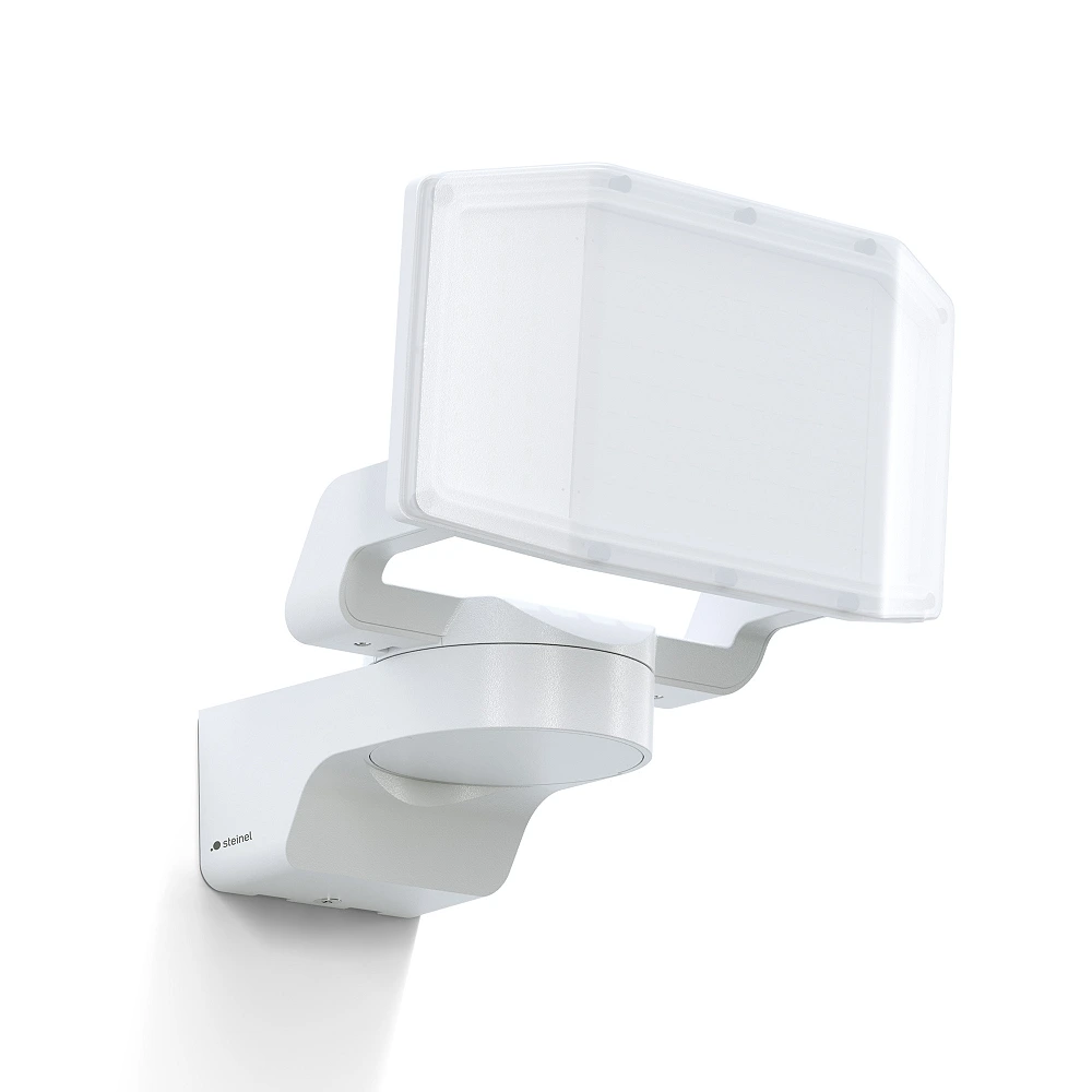 STEINEL XLED Protect LED prožektors, bez sensora, 13,6 W, 1642 lm, 3000 K, IP54, balts — 090005