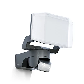 STEINEL XLED Protect S LED floodlight, motion sensor, 14.3 W, 1642 lm, 3000 K, IP54, anthracite — 090012