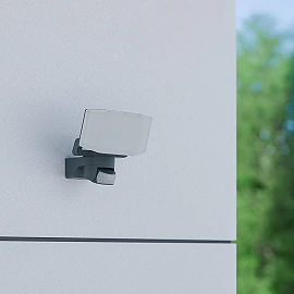 STEINEL XLED Protect S LED floodlight, motion sensor, 14.3 W, 1642 lm, 3000 K, IP54, anthracite — 090012