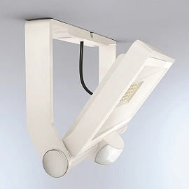 STEINEL XLED ONE XL S outdoor LED floodlight, with motion sensor, 42.6 W, 4200 lm, 3000 K, white — 065270