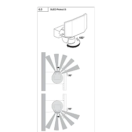 STEINEL XLED Protect S LED prožektors, ar sensoru, 14,3 W, 1642 lm, 3000 K, IP54, balts — 089894