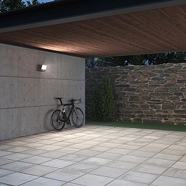 STEINEL XLED ONE S āra LED prožektors, ar sensoru, 18,6 W, 2050 lm, 3000 K, balts — 065256