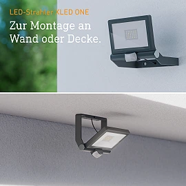 STEINEL XLED ONE āra LED prožektors, bez sensora, 17,8 W, 2050 lm, 3000 K, antracīts — 065201