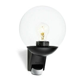 STEINEL L 585 S āra sienas sensorlampa, E27, 180°, melna — 005535