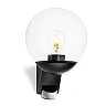 STEINEL L 585 S āra sienas sensorlampa, E27, 180°, melna — 005535