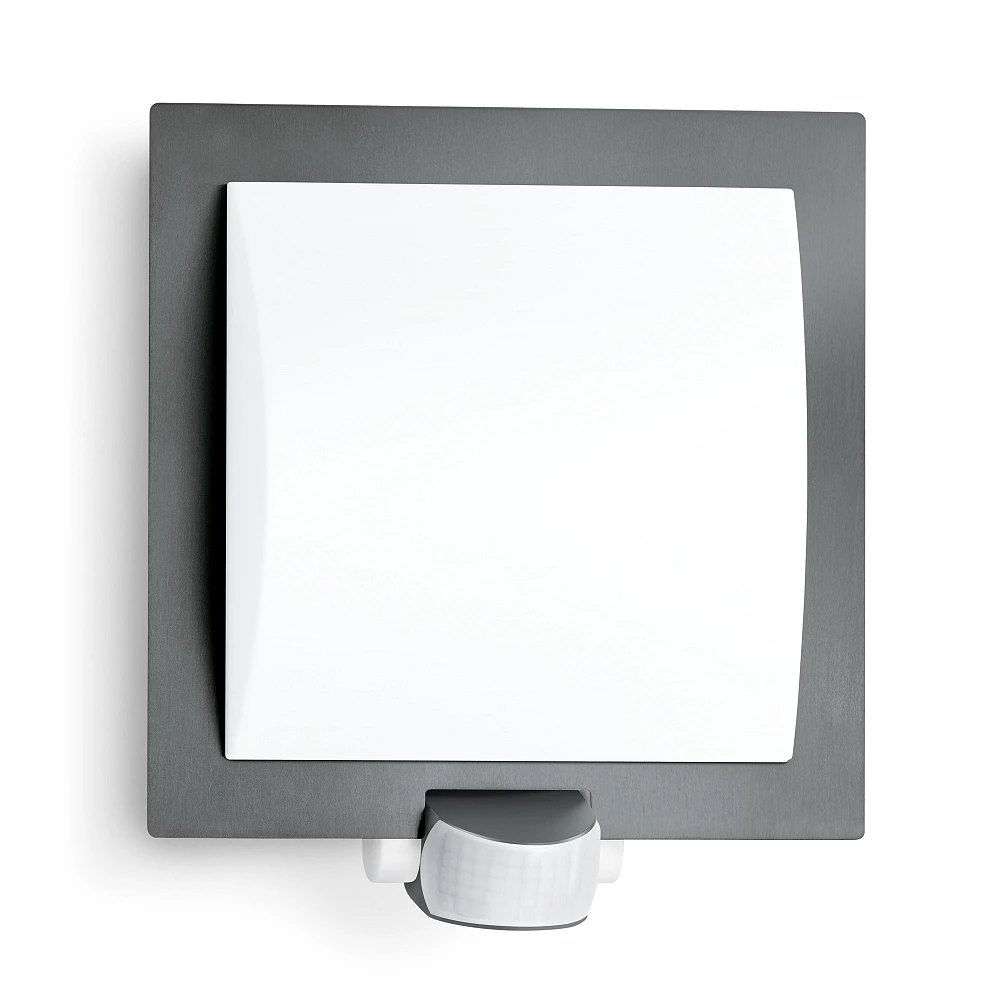 STEINEL L 20 S outdoor wall light with motion sensor, E27, max. 60 W, anthracite — 035693