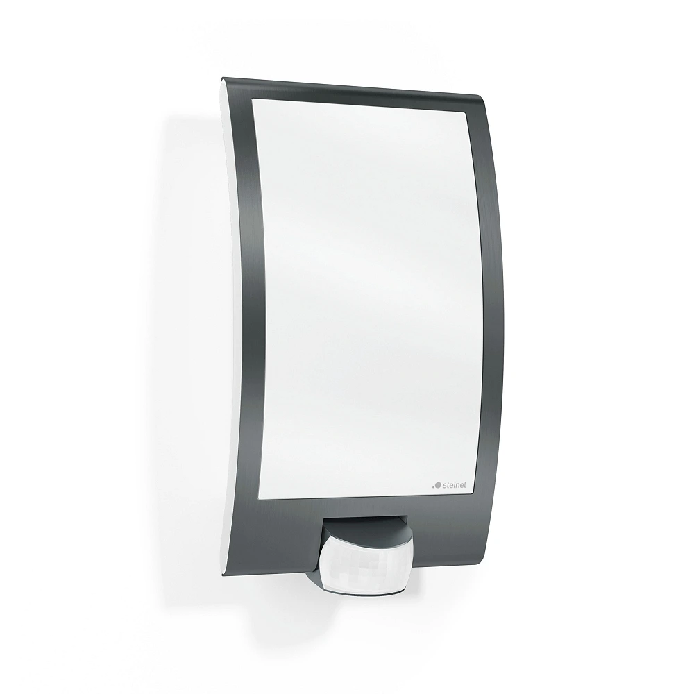STEINEL L 22 S outdoor wall light with motion sensor, E27, max. 60 W, anthracite — 035709