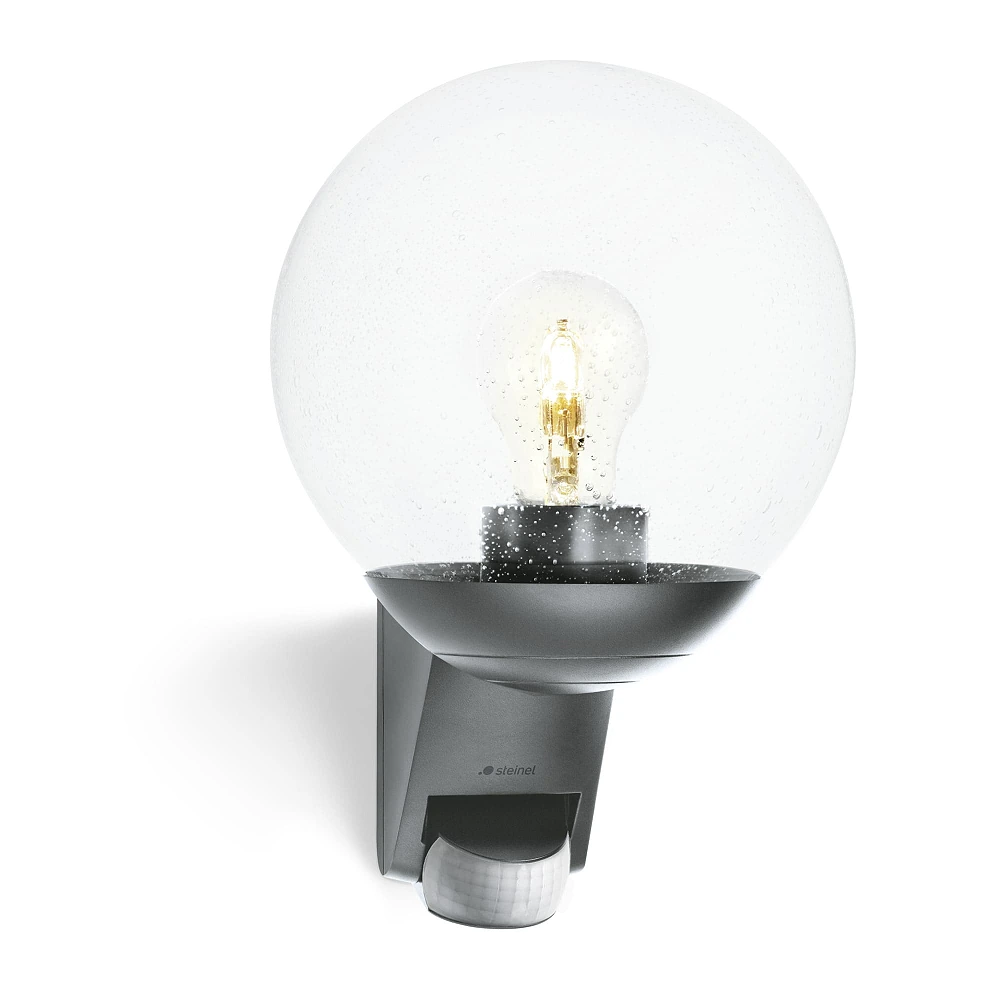 STEINEL L 585 S āra sienas sensorlampa, E27, 180°, antracīta — 035723