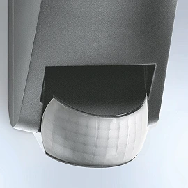 STEINEL L 585 S āra sienas sensorlampa, E27, 180°, antracīta — 035723
