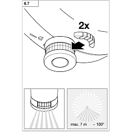 STEINEL L 331 S āra sienas LED sensorlampa ar aizsargrežģi, 8,4 W, 711 lm, 3000 K, antracīts — 053093