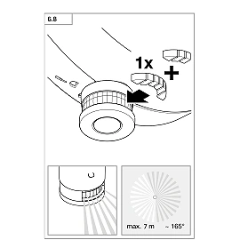 STEINEL L 331 S āra sienas LED sensorlampa ar aizsargrežģi, 8,4 W, 711 lm, 3000 K, antracīts — 053093