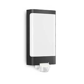 STEINEL L 240 S āra sienas LED sensorlampa, 9,3 W, 946 lm, 3000 K, IP44, antracīts — 056506