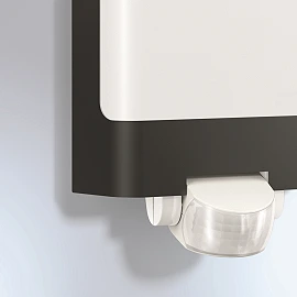 STEINEL L 240 S āra sienas LED sensorlampa, 9,3 W, 946 lm, 3000 K, IP44, antracīts — 056506