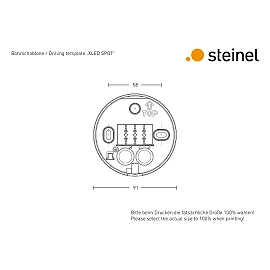 STEINEL Spot ONE S āra sienas prožektors, ar sensoru, 1× GU10, 512 lm, 3000 K, antracīts — 058616