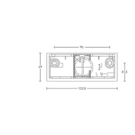 STEINEL L 115 S āra sienas sensorlampa, E27, 240°, antracīta — 059880