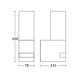 STEINEL L 605 S LED āra sensorlampa, 11,3 W, 729 lm, 3000 K, antracīta — 065287