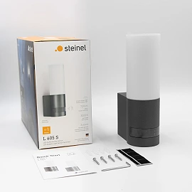 STEINEL L 605 S LED āra sensorlampa, 11,3 W, 729 lm, 3000 K, antracīta — 065287
