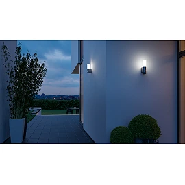 STEINEL L 605 S LED āra sensorlampa, 11,3 W, 729 lm, 3000 K, antracīta — 065287