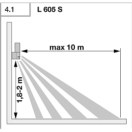 STEINEL L 605 S LED āra sensorlampa, 11,3 W, 729 lm, 3000 K, antracīta — 065287