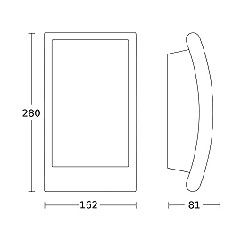 STEINEL L 22 N outdoor wall light with twilight sensor, E27, max. 60 W, anthracite — 065782