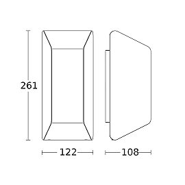 STEINEL L 30 outdoor wall light without sensor, E27, anthracite — 068882