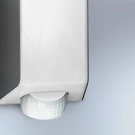 STEINEL L 30 S āra sienas lampa ar kustības sensoru, E27, antracīta — 068899