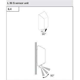 STEINEL L 30 S āra sienas lampa ar kustības sensoru, E27, antracīta — 068899